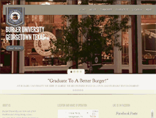 Tablet Screenshot of burgeruniversity.net